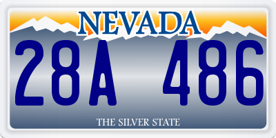 NV license plate 28A486