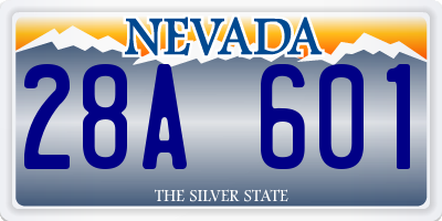 NV license plate 28A601