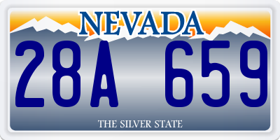NV license plate 28A659