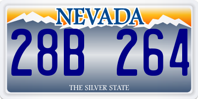 NV license plate 28B264