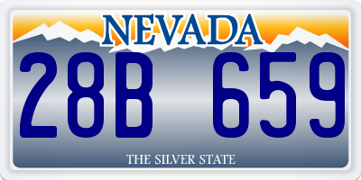 NV license plate 28B659