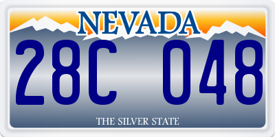 NV license plate 28C048