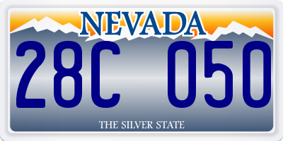 NV license plate 28C050