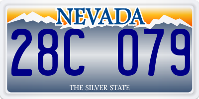 NV license plate 28C079