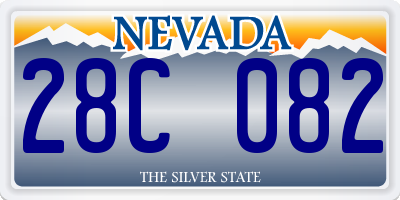 NV license plate 28C082