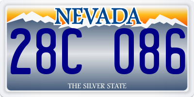 NV license plate 28C086