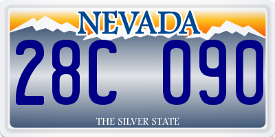 NV license plate 28C090