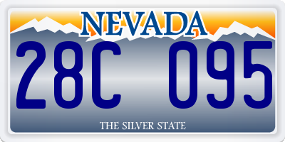 NV license plate 28C095