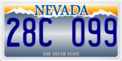 NV license plate 28C099