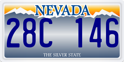 NV license plate 28C146
