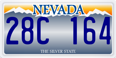 NV license plate 28C164