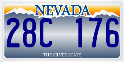 NV license plate 28C176