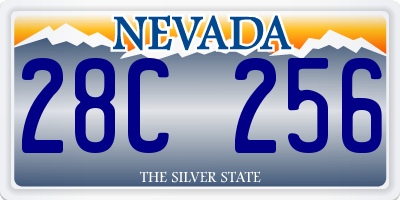 NV license plate 28C256