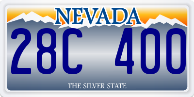 NV license plate 28C400