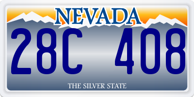 NV license plate 28C408