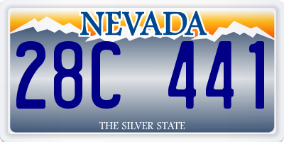 NV license plate 28C441