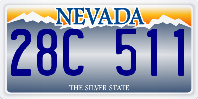 NV license plate 28C511