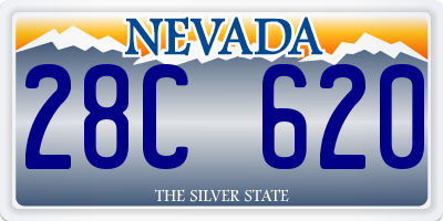NV license plate 28C620