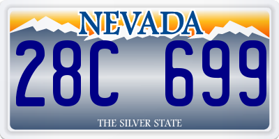 NV license plate 28C699
