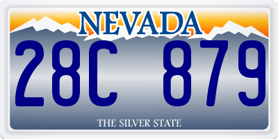 NV license plate 28C879