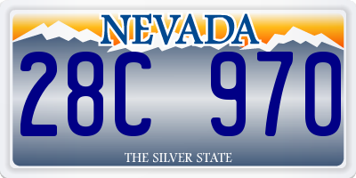 NV license plate 28C970