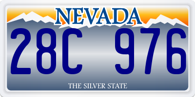 NV license plate 28C976