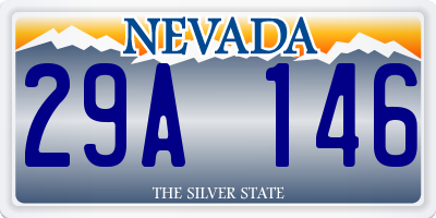 NV license plate 29A146