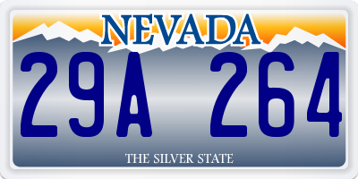 NV license plate 29A264