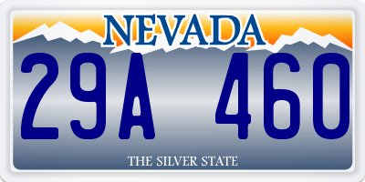 NV license plate 29A460