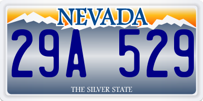 NV license plate 29A529