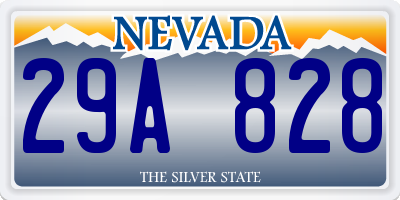 NV license plate 29A828