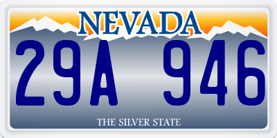 NV license plate 29A946