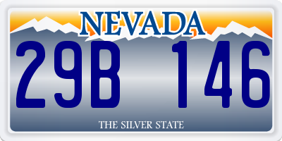 NV license plate 29B146