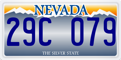 NV license plate 29C079