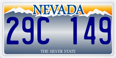 NV license plate 29C149