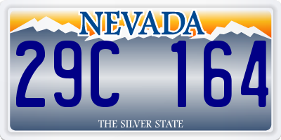 NV license plate 29C164