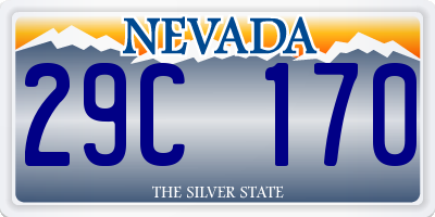 NV license plate 29C170