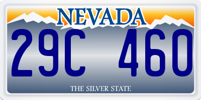 NV license plate 29C460