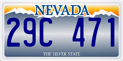 NV license plate 29C471