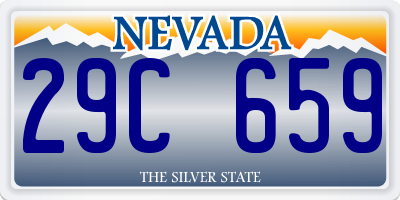 NV license plate 29C659