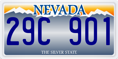 NV license plate 29C901