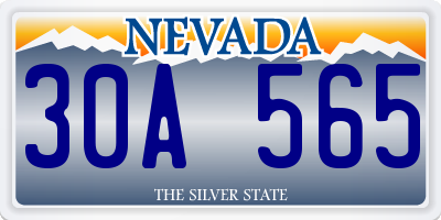 NV license plate 30A565