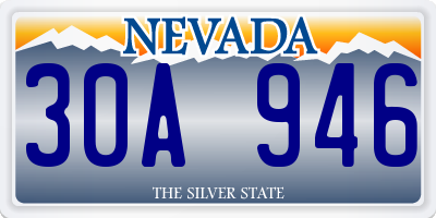 NV license plate 30A946
