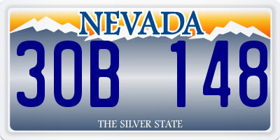 NV license plate 30B148