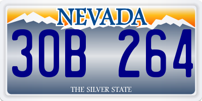 NV license plate 30B264