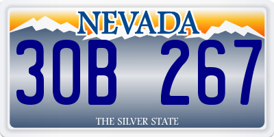 NV license plate 30B267