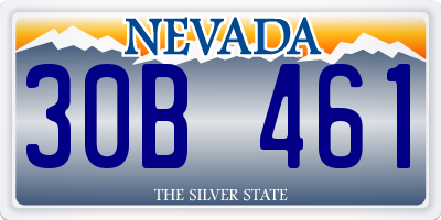 NV license plate 30B461
