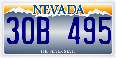 NV license plate 30B495
