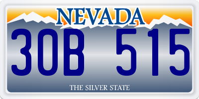 NV license plate 30B515