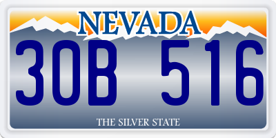 NV license plate 30B516